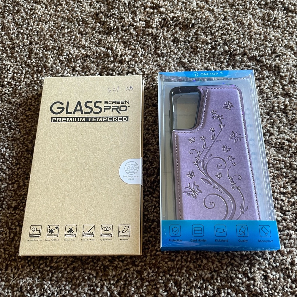 OneTop Samsung S21 phone case & Screen protector